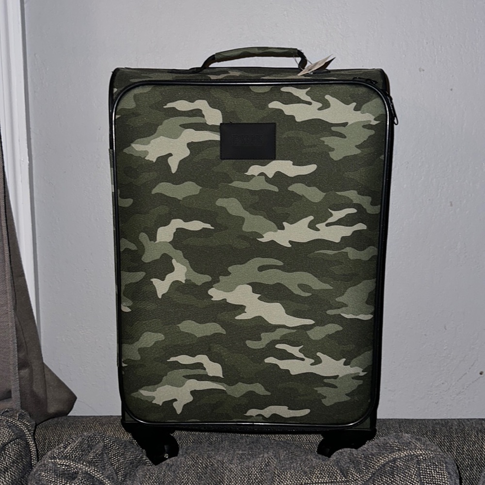 Pink luggage